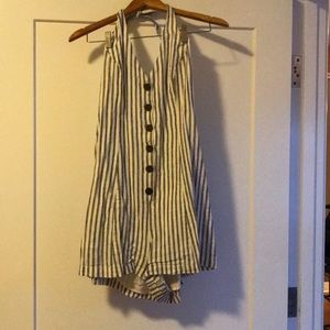 Urban Outfitters striped romper